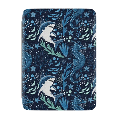 Midnight Reef | Shark Print Kindle Case