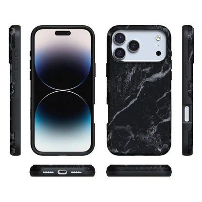 Black Pearl | Classic Black Marble Case