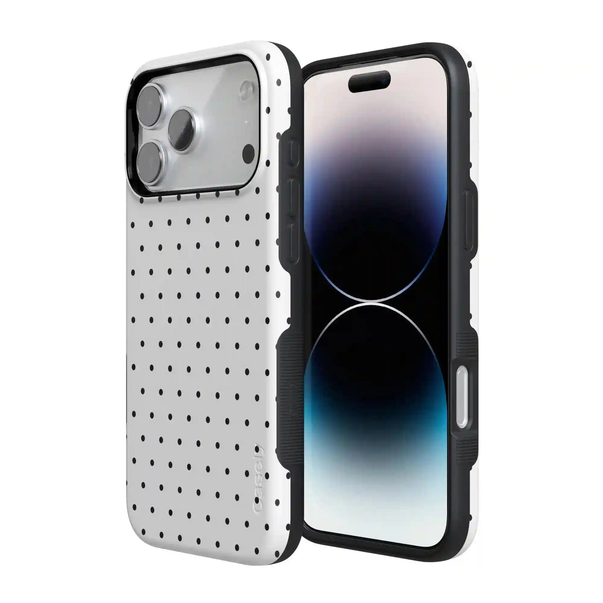 On the Dot | Black Polka Dot Case