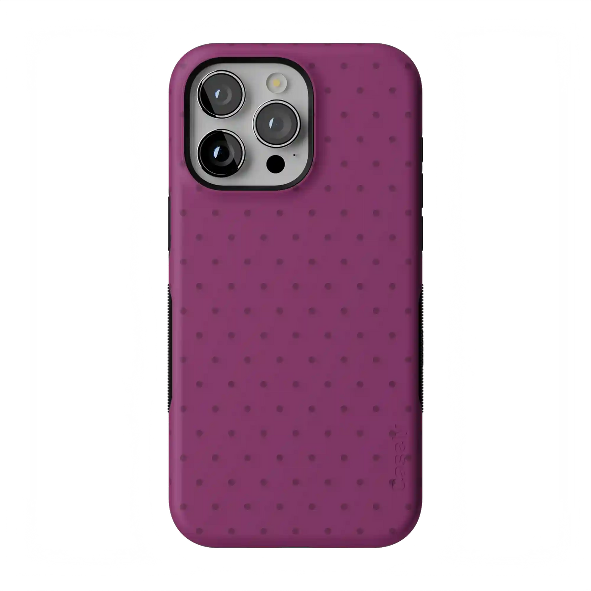 On the Dot | Plum Polka Dot Case