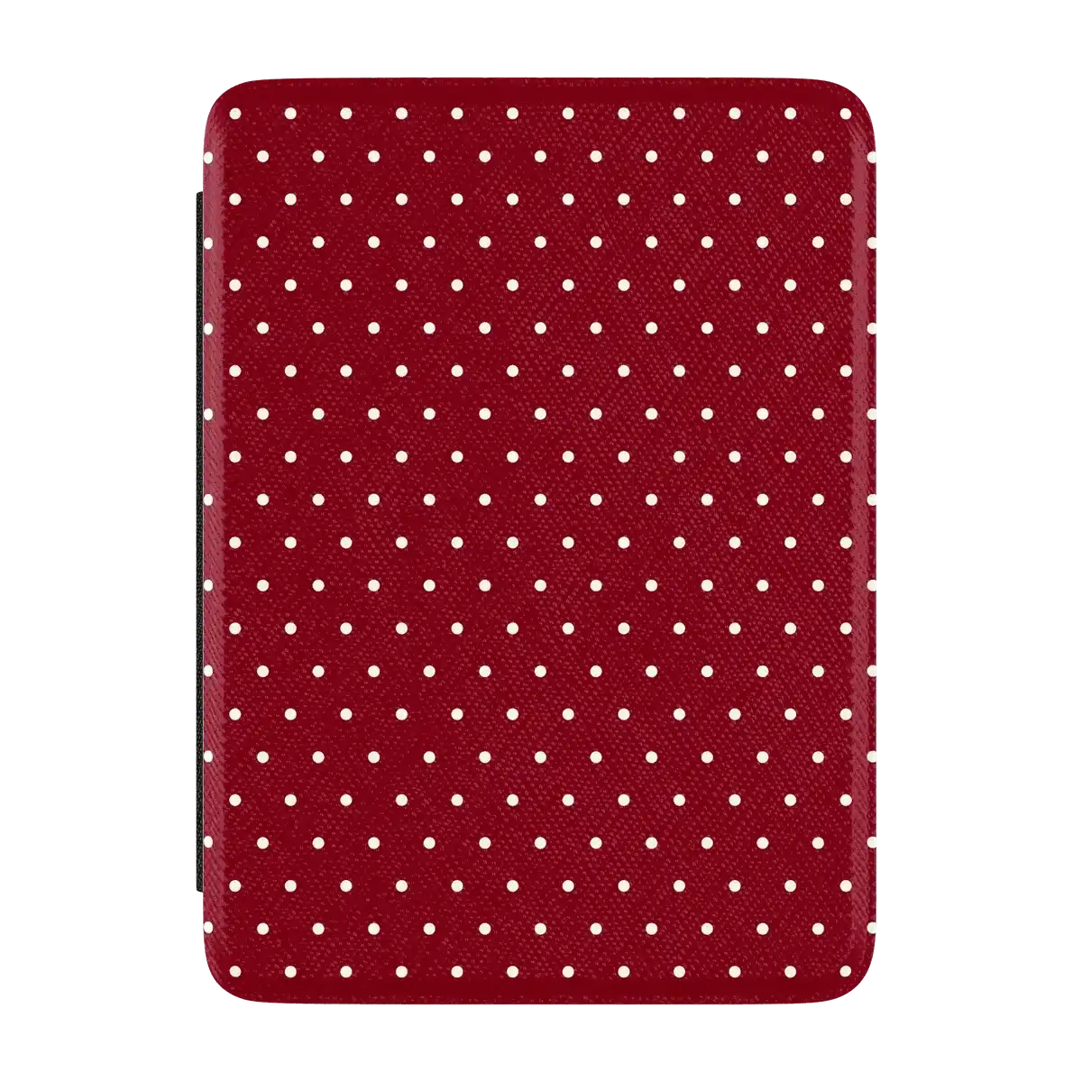 On the Dot | Maroon Polka Dot Kindle Case