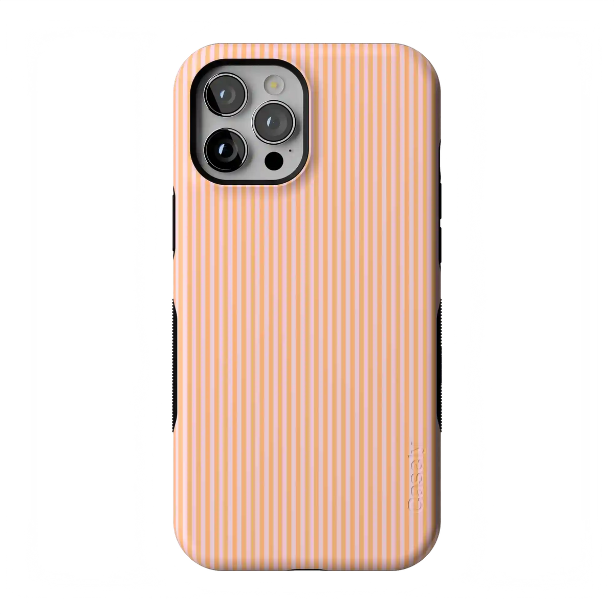 Stripes and the City | Orange & Pink Pinstripe Case
