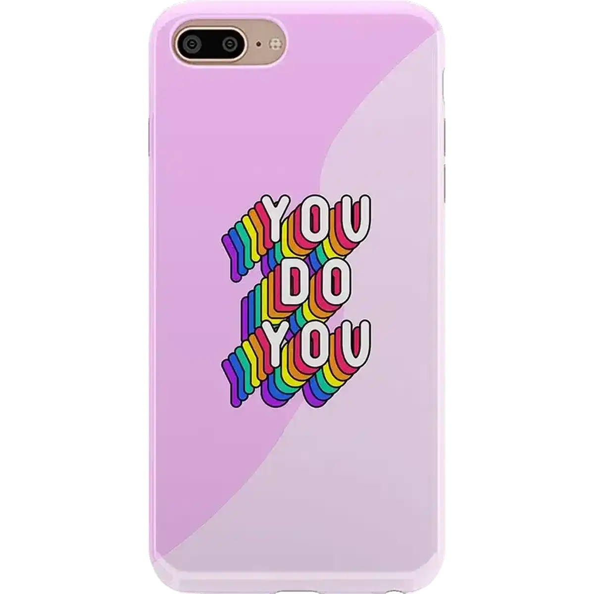 YOU DO YOU | Purple Print iPhone Case