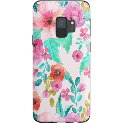 Out And About | Light Pink Floral Samsung Case