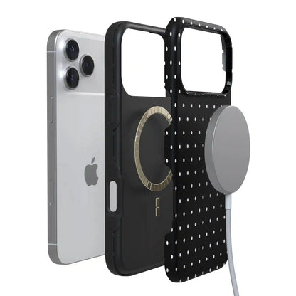 On the Dot | White Polka Dot Case