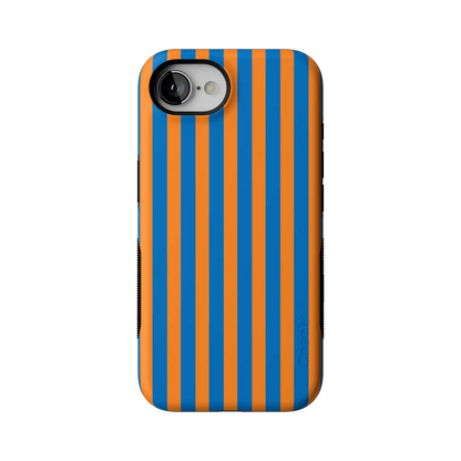 Go New York | Blue & Orange Stripes Case