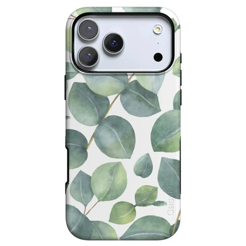 Leaf Me Alone | Green Floral Print Case