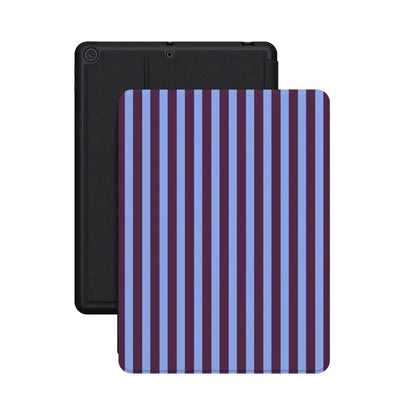 Perfect Stripes | Purple & Blue Stripes iPad Case
