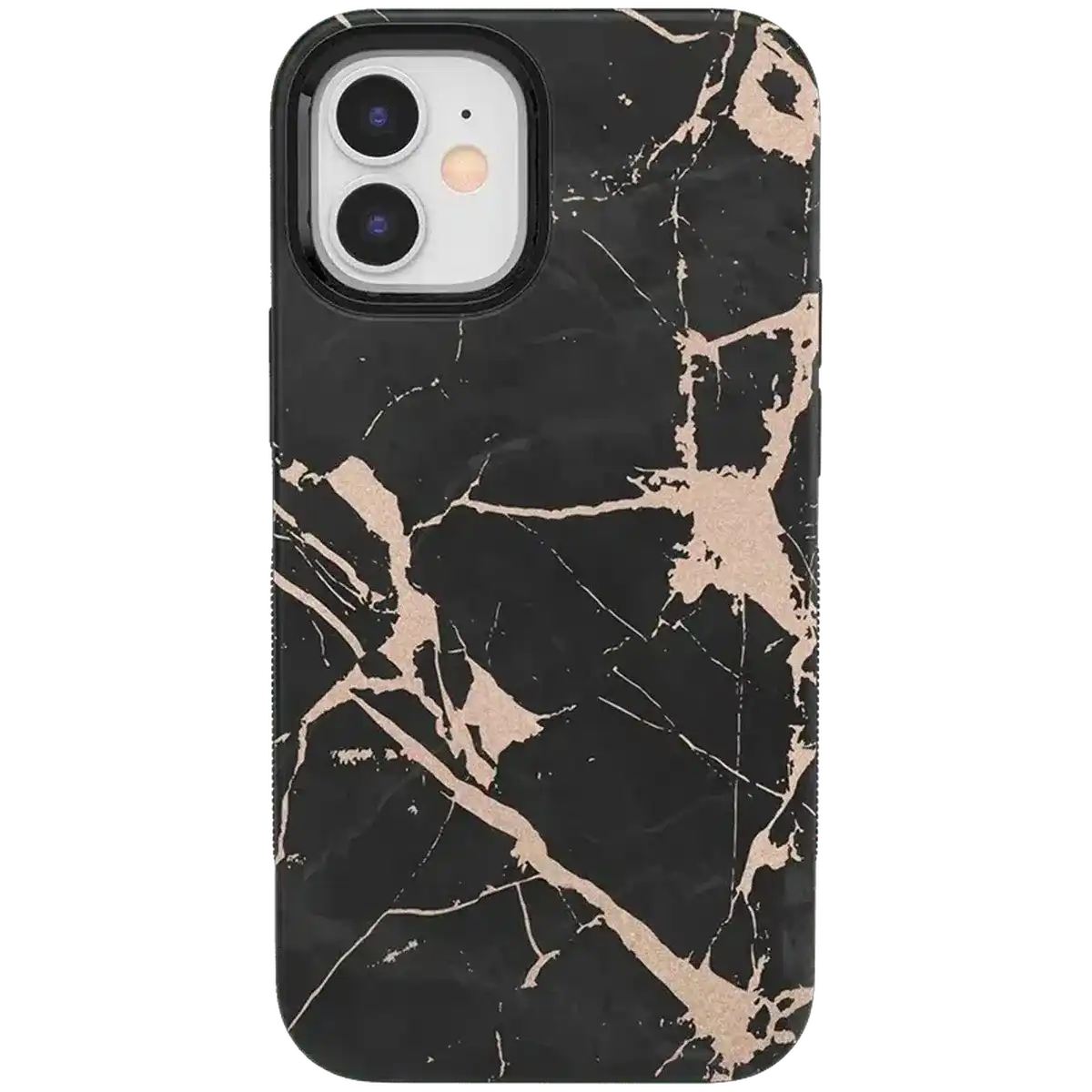 Hidden Gem | Rose Gold and Black Marble Case