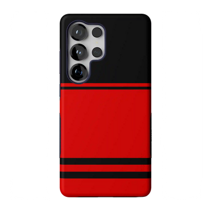Storm Warning | Black & Red Stripes Case