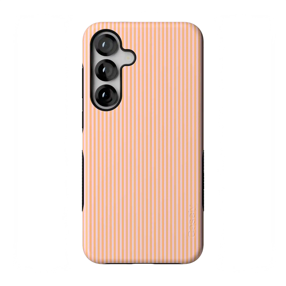 Stripes and the City | Orange & Pink Pinstripe Case