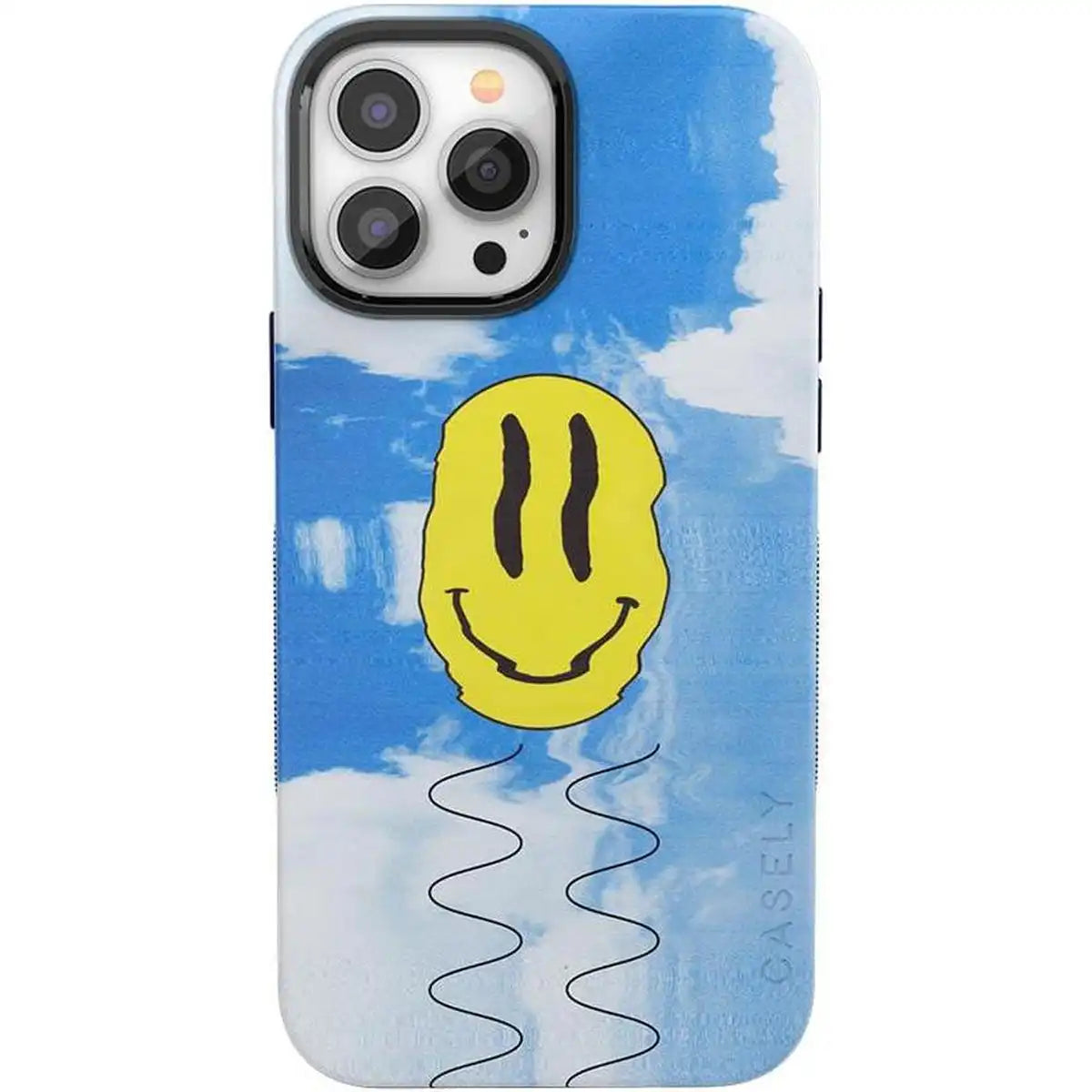 On Cloud Nine | Glitch Smiley Face Case
