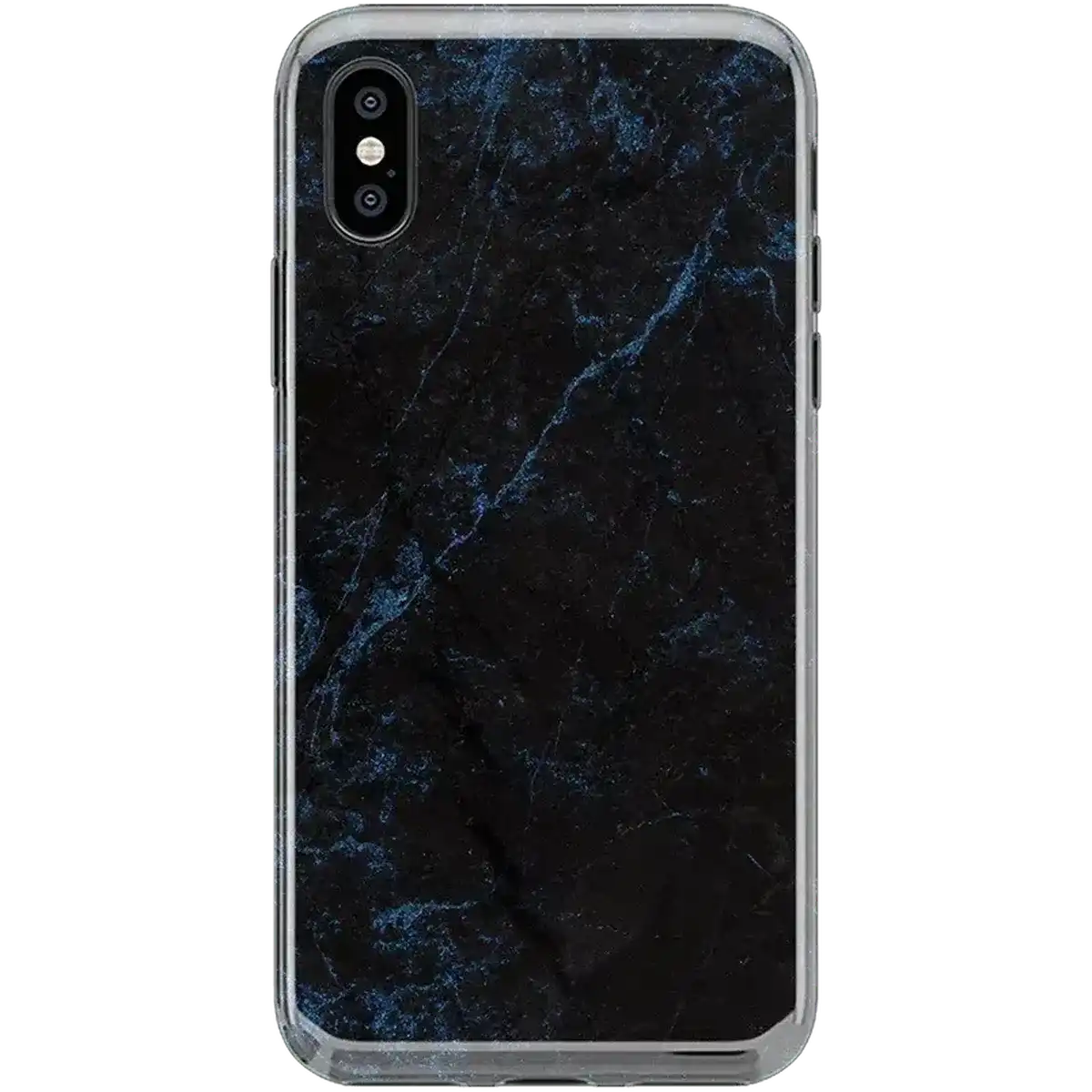 Midnight Marble | Black & Navy Case