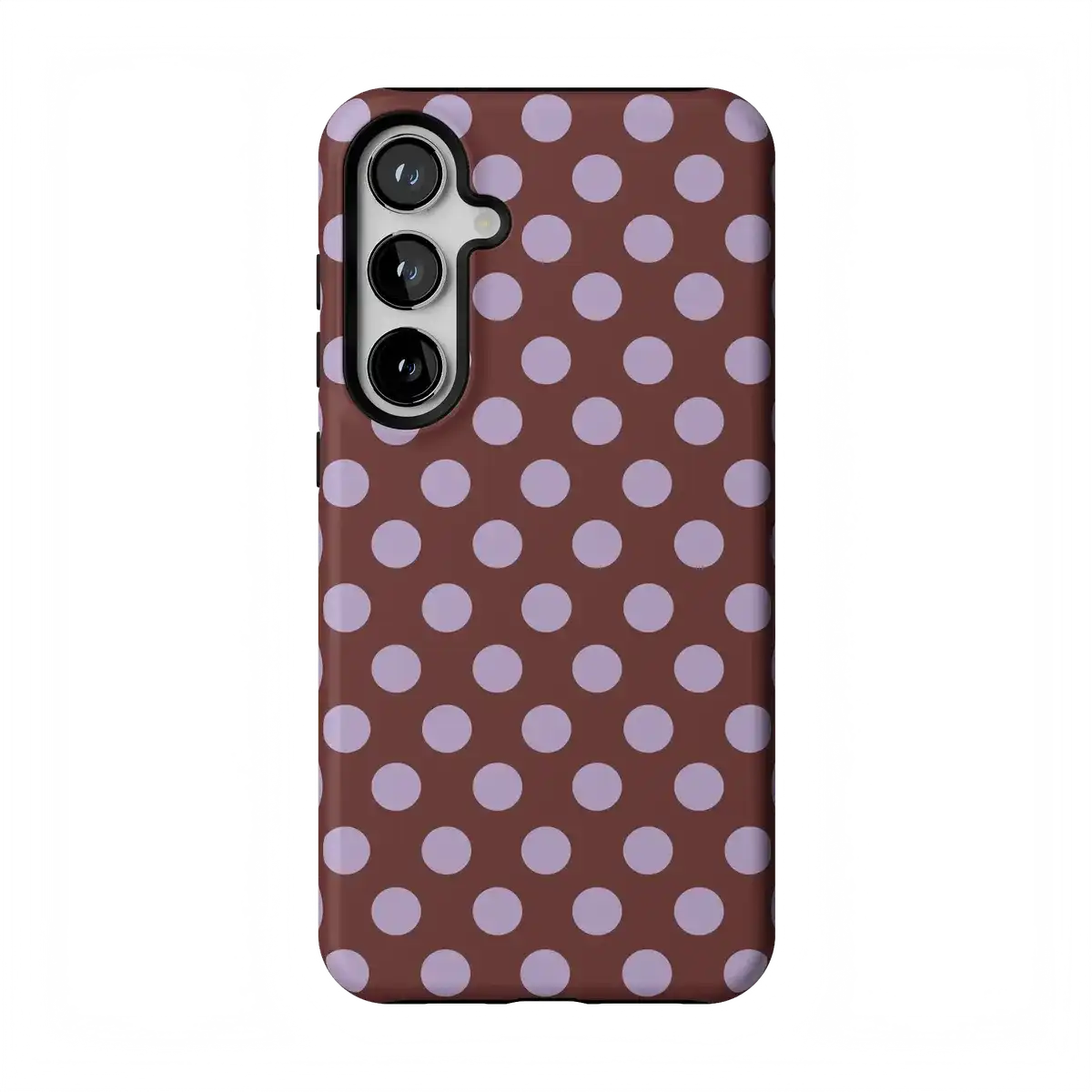 Spotted in SoHo | Burgundy Polka Dot Case