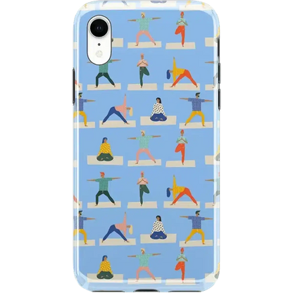 Go with the Flow | Light Blue Yoga Case