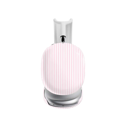 Stripes and the City | Light Pink Pinstripe AirPods Max Case