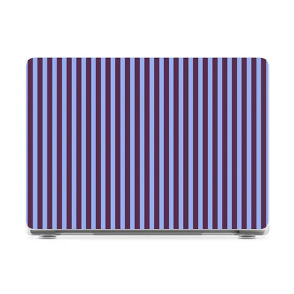Perfect Stripes | Purple & Blue Stripes Laptop Shell