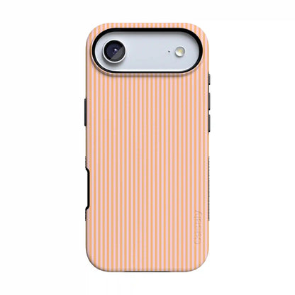 Stripes and the City | Orange & Pink Pinstripe Case