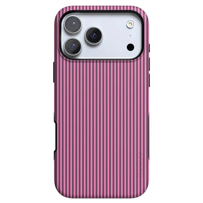Stripes and the City | Pink & Purple Pinstripe Case