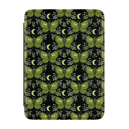 Mystic Moths | Green Twilight Kindle Case