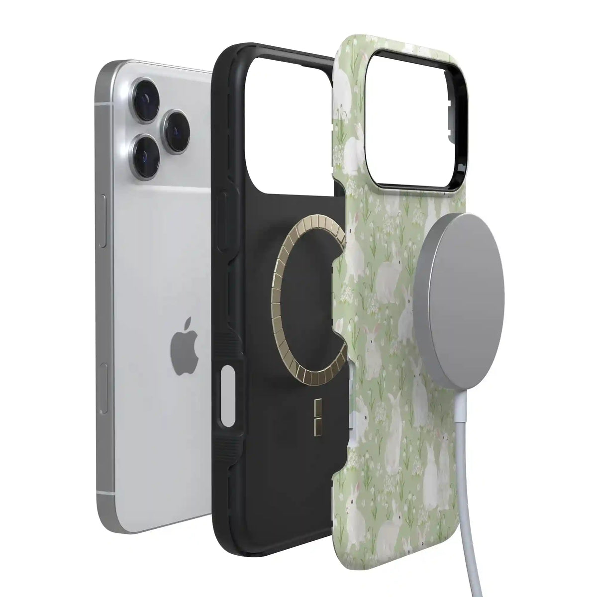 Hop to it | Green Bunny Case