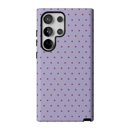 On the Dot | Purple & Plum Polka Dot Case