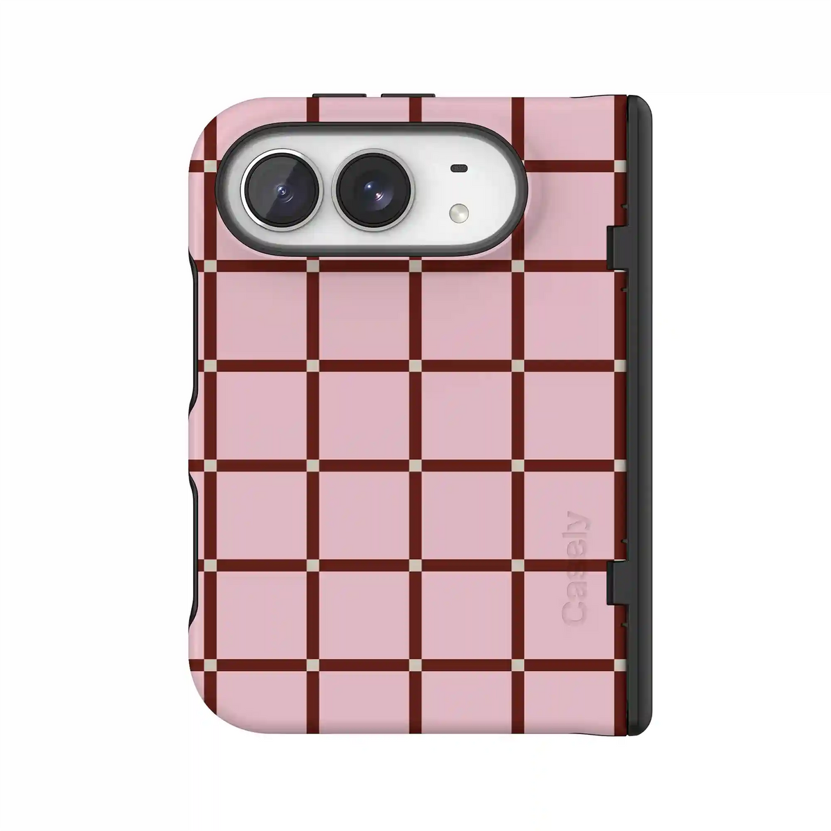 Uptown Gridlock | Pink Checkerboard Case