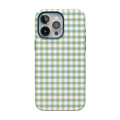 Pastel Picnic | Blue & Green Gingham Case
