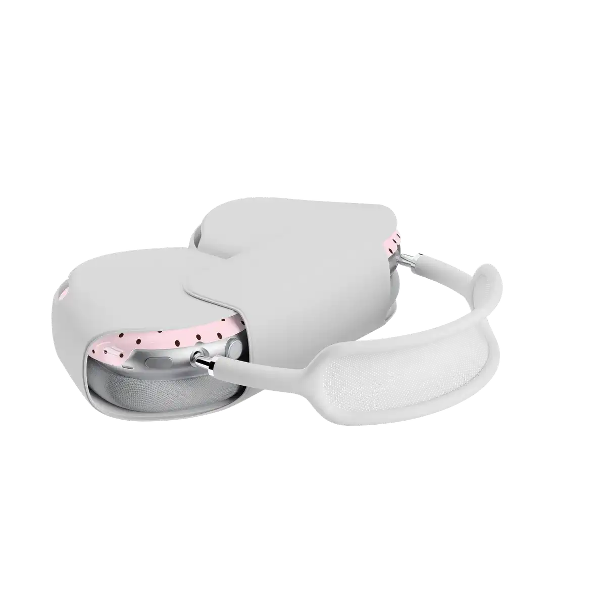 On the Dot | Pink Polka Dot AirPods Max Case
