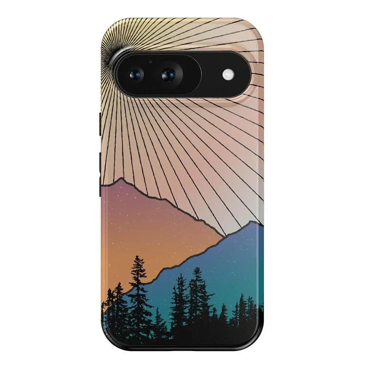 Golden Hour | Mountain Sunset Google Pixel Case