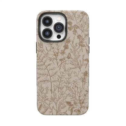 Beige Garden | Neutral Floral Case
