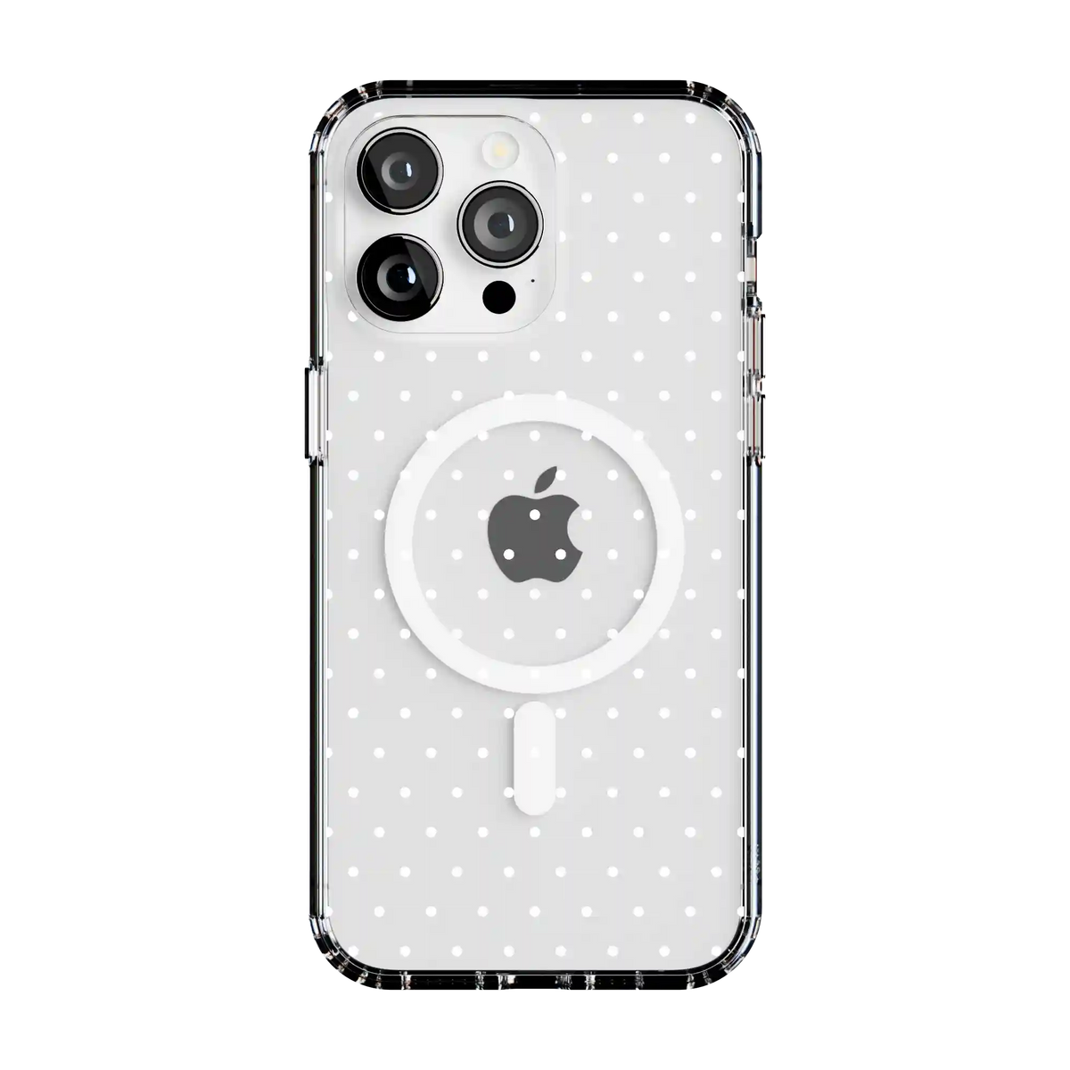 On the Dot | White Polka Dot Case