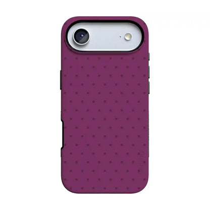 On the Dot | Plum Polka Dot Case