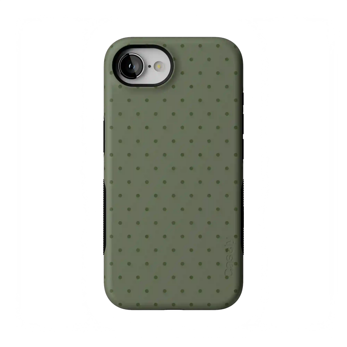 On the Dot | Olive Green Polka Dot Case