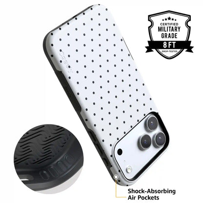 On the Dot | Black Polka Dot Case