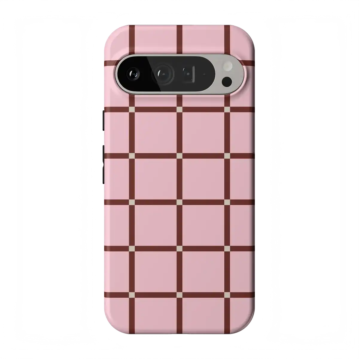 Uptown Gridlock | Pink Checkerboard Case