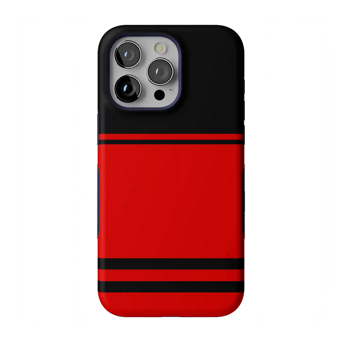 Storm Warning | Black & Red Stripes Case