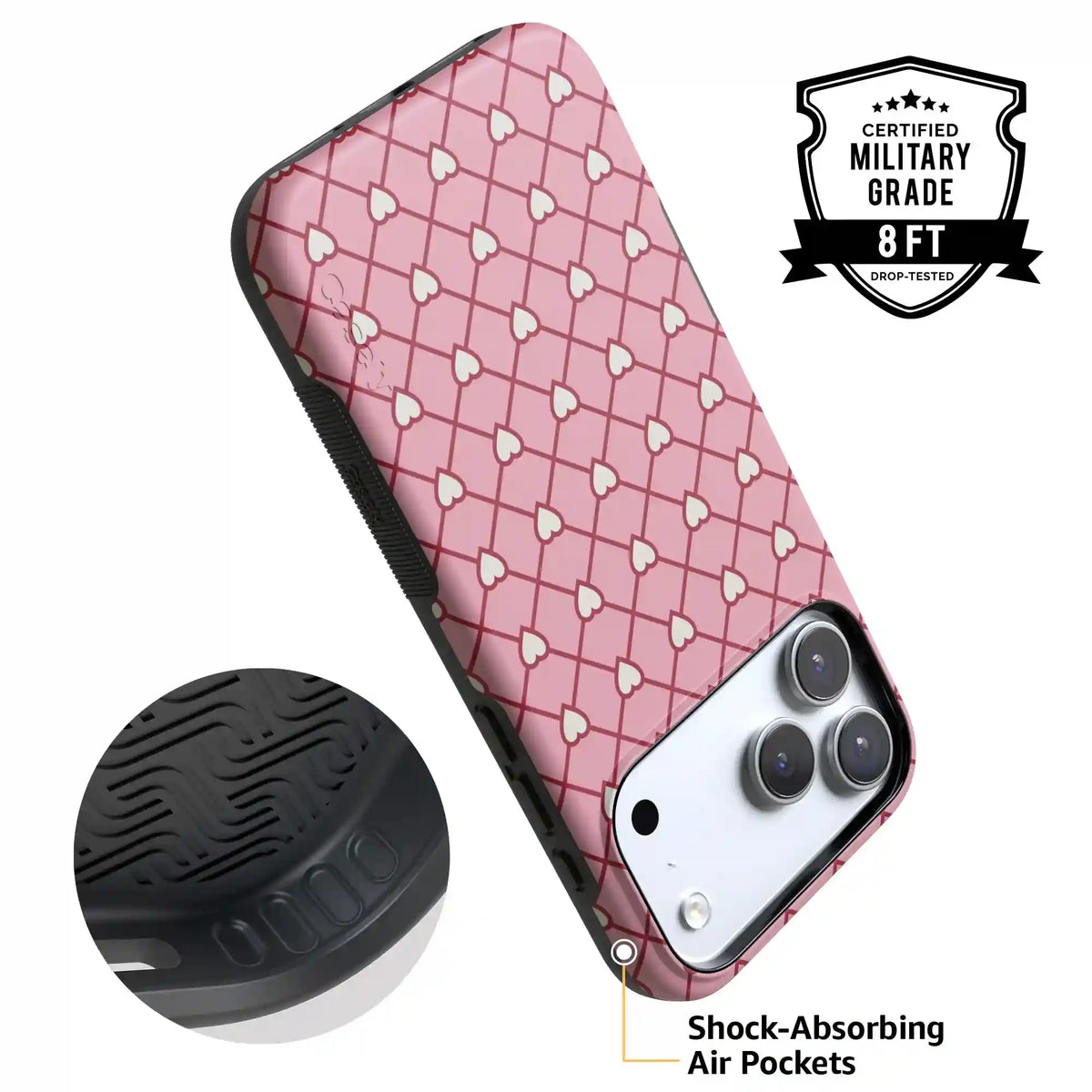 Love Locks | Pink Hearts Case