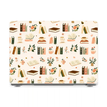 Cozy Fiction | Books & Blooms Laptop Shell