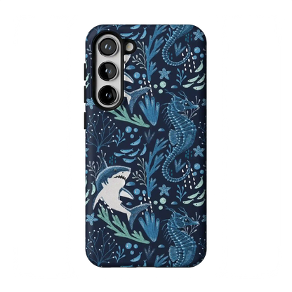 Midnight Reef | Shark Print Case
