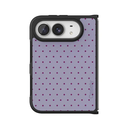 On the Dot | Purple & Plum Polka Dot Case