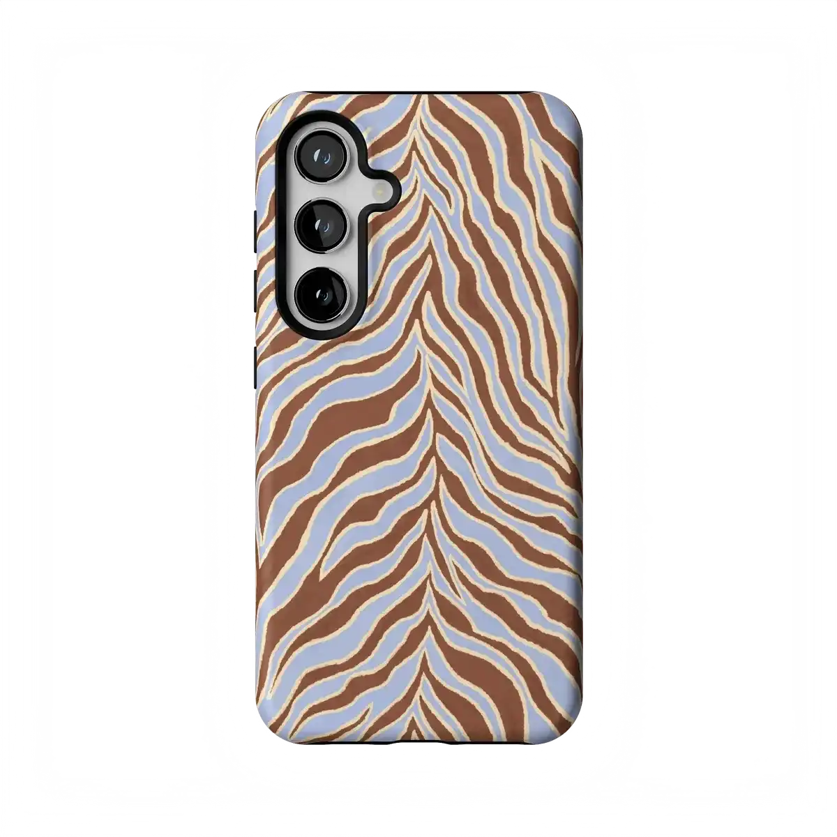 Untamed | Brown & Blue Zebra Case