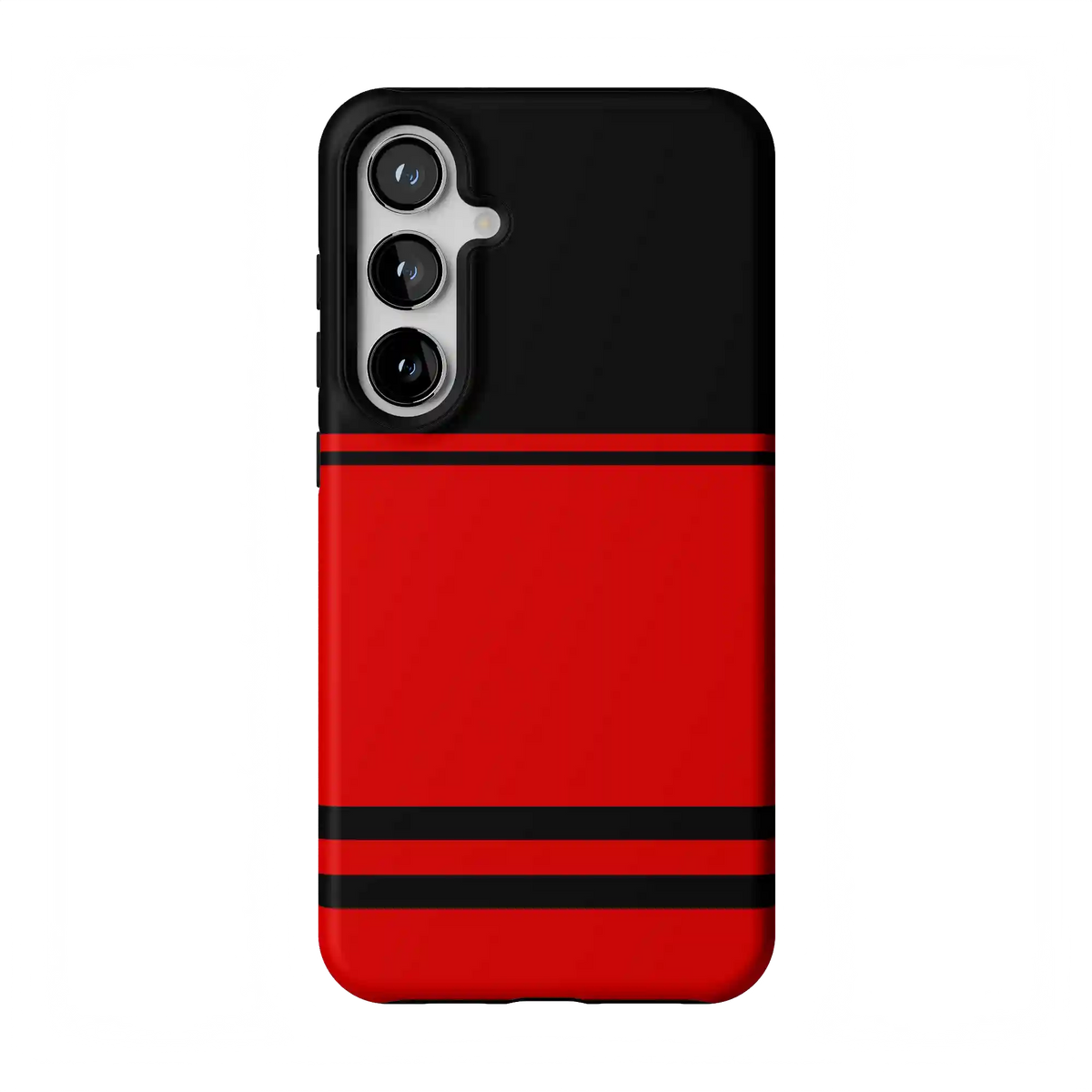 Storm Warning | Black & Red Stripes Case