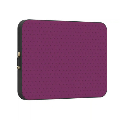 On the Dot | Plum Polka Dot Laptop Case