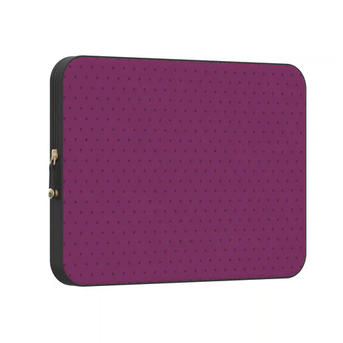 On the Dot | Plum Polka Dot Laptop Case