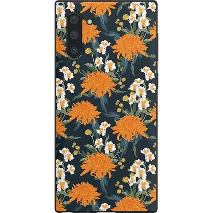 Off Tropic Floral | Exotic Orange Flower Samsung Case