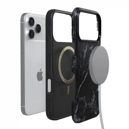 Black Pearl | Classic Black Marble Case