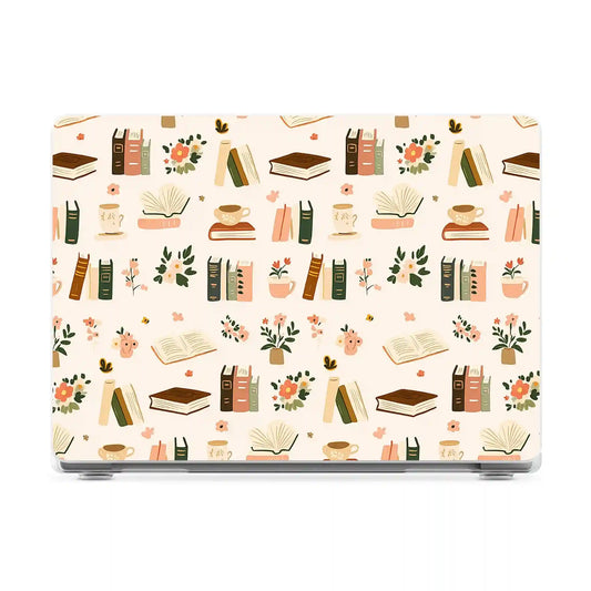 Cozy Fiction | Books & Blooms Laptop Shell