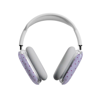 On the Dot | Purple & Plum Polka Dot AirPods Max Case