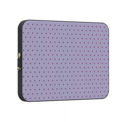 On the Dot | Purple & Plum Polka Dot Laptop Case